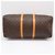 Borsa Boston Louis Vuitton Monogram Keepall 55 Marrone Beige - vista 7