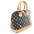 Borsa Louis Vuitton Alma Monogram Multicolor Noir Nero Multicolore - vista 2