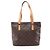 Borsa a Spalla Cabas Piano Louis Vuitton Marrone Monogramma