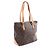 Borsa a Spalla Cabas Piano Louis Vuitton Marrone Monogramma - vista 2