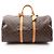 Borsa Boston Louis Vuitton Keepall 55 Marrone Monogramma