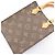Borsa a 2 vie Louis Vuitton Petite Sac Plat Marrone Monogramma - vista 8