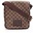 Borsa a Spalla Louis Vuitton Brooklyn PM Damier Ebene Marrone