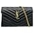 Portefeuille chaîne enveloppe Cassandra Yves Saint Laurent Noir  - vue 1