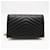 Portefeuille chaîne enveloppe Cassandra Yves Saint Laurent Noir  - vue 2
