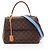Borsa 2-Way Louis Vuitton Cluny MM Marrone Blu Bordò Monogramma