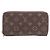 Zippy Louis Vuitton Monogram Long Wallet Braun Monogramm