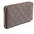 Zippy Louis Vuitton Monogram Long Wallet Braun Monogramm - Ansicht 2