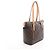 Borsa Tote Louis Vuitton Totally PM Marrone Monogramma - vista 2