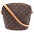 Borsa a tracolla Louis Vuitton Druot Monogram Marrone Monogramma