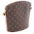Borsa a tracolla Louis Vuitton Druot Monogram Marrone Monogramma - vista 2