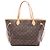 Borsa Tote Louis Vuitton Neverfull MM Marrone Monogramma