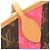 Borsa Tote Louis Vuitton Neverfull MM Marrone Rosa Rosso Monogramma - vista 11