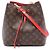 Néonoé Bolso Louis Vuitton NeoNoe Castaño Roja Monograma