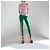 Calças de jogging em jersey verde com acabamento em pérolas Gucci Spring 2017 Runway - vista 2