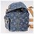 LOUIS VUITTON Monogram Denim Sac A Dos PM Backpack Blue LV Auth SW2648SM - vista 4