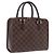 LOUIS VUITTON Borsa Damier Ebene Triana N51155 LV Auth fm5408