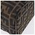 FENDI Zucca Canvas Neceser de Maquillaje Marrón Tono Dorado Auth 192727 Castaño - vista 10