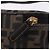 FENDI Zucca Canvas Neceser de Maquillaje Marrón Tono Dorado Auth 192727 Castaño - vista 14