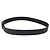 Cinturón GUCCI GG Supreme Interlocking G PVC 53.1" Black 703147 Auth BA13786V Negro Plata - vista 4