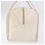 CHANEL COCO Handtasche aus Leder Elfenbein Silber CC Authentisch 192801 Roh - Ansicht 5