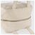 CHANEL COCO Handtasche aus Leder Elfenbein Silber CC Authentisch 192801 Roh - Ansicht 7
