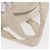 CHANEL COCO Handtasche aus Leder Elfenbein Silber CC Authentisch 192801 Roh - Ansicht 8