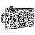 VALENTINO Tarjetero de cuero blanco plata Auth bs36085V