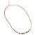 Collana Choker Christian Dior Metallo Tonalità Oro Auth SW2531 - vista 2