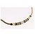 Collana Choker Christian Dior Metallo Tonalità Oro Auth SW2531 - vista 3
