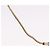 Collana Choker Christian Dior Metallo Tonalità Oro Auth SW2531 - vista 4