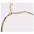 Collana Choker Christian Dior Metallo Tonalità Oro Auth SW2531 - vista 6