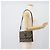 Borsa a tracolla Christian Dior Trotter Canvas Navy Gold Auth fm5383 D'oro Blu navy - vista 21
