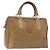 Céline Borsa CELINE Macadam Canvas PVC Beige Oro Autentica gh2177 D'oro