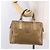 Céline Borsa CELINE Macadam Canvas PVC Beige Oro Autentica gh2177 D'oro - vista 23