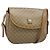 Céline Borsa a Spalla CELINE in Tela Macadam PVC Beige Oro Auth 192266 D'oro