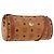 Borsa a Spalla MCM Vicetos Logogram PVC Marrone Oro Auth gh2158 D'oro