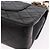 Borsa a tracolla CHANEL Chain Matelasse25 in pelle d'agnello nera e oro CC Auth 191834SAM Nero D'oro - vista 13