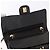 Borsa a tracolla CHANEL Chain Matelasse25 in pelle d'agnello nera e oro CC Auth 191834SAM Nero D'oro - vista 16