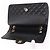 CHANEL Borsa a Spalla Chain Matelasse 25 Pelle Caviar Nera Oro CC Auth yk20614SM Nero D'oro - vista 15