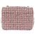 CHANEL Matelasse Chain Shoulder Bag Tweed Red Gold CC Auth 192084SAM Golden - view 3