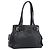 PRADA Tote Bag Vittero Dino Leather Schwarz Silber Authentisch 192267SAM