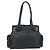 PRADA Tote Bag Vittero Dino Leather Schwarz Silber Authentisch 192267SAM - Ansicht 3
