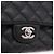 Borsa CHANEL Chain Matelasse 25 in pelle Caviar nera con CC argento Autentica yk20613SM - vista 14