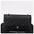 Borsa CHANEL Chain Matelasse 25 in pelle Caviar nera con CC argento Autentica yk20613SM - vista 28