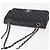 Borsa CHANEL Chain Matelasse 25 in pelle Caviar nera con CC argento Autentica yk20613SM - vista 6