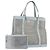 GUCCI Tote Bag Mesh Hellblau Silber 002 3754 0404 Auth ar13988