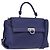 Borsa Salvatore Ferragamo Gancini in Pelle 2way Blu Argento Auth 192042A