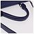 Borsa Salvatore Ferragamo Gancini in Pelle 2way Blu Argento Auth 192042A - vista 7