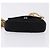 CHANEL Borsa a Spalla Matelassé con Catena in Satin Nero e CC Oro Autentica 192082V D'oro - vista 9